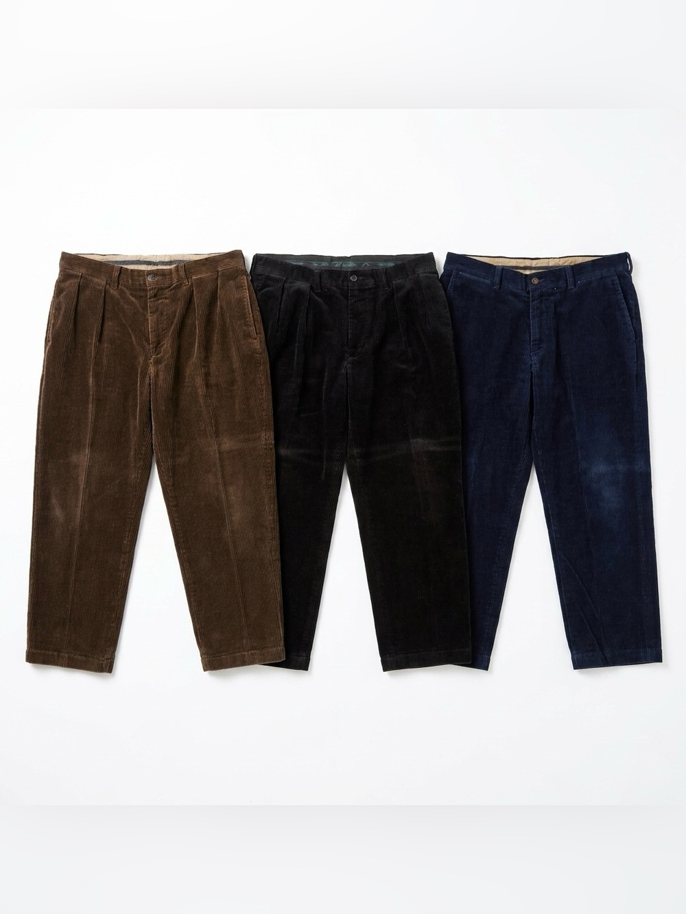 Vintage Polo Ralph Lauren Corduroy Ethan Preston Pants Lot Of 3 Preppy USA 36x27